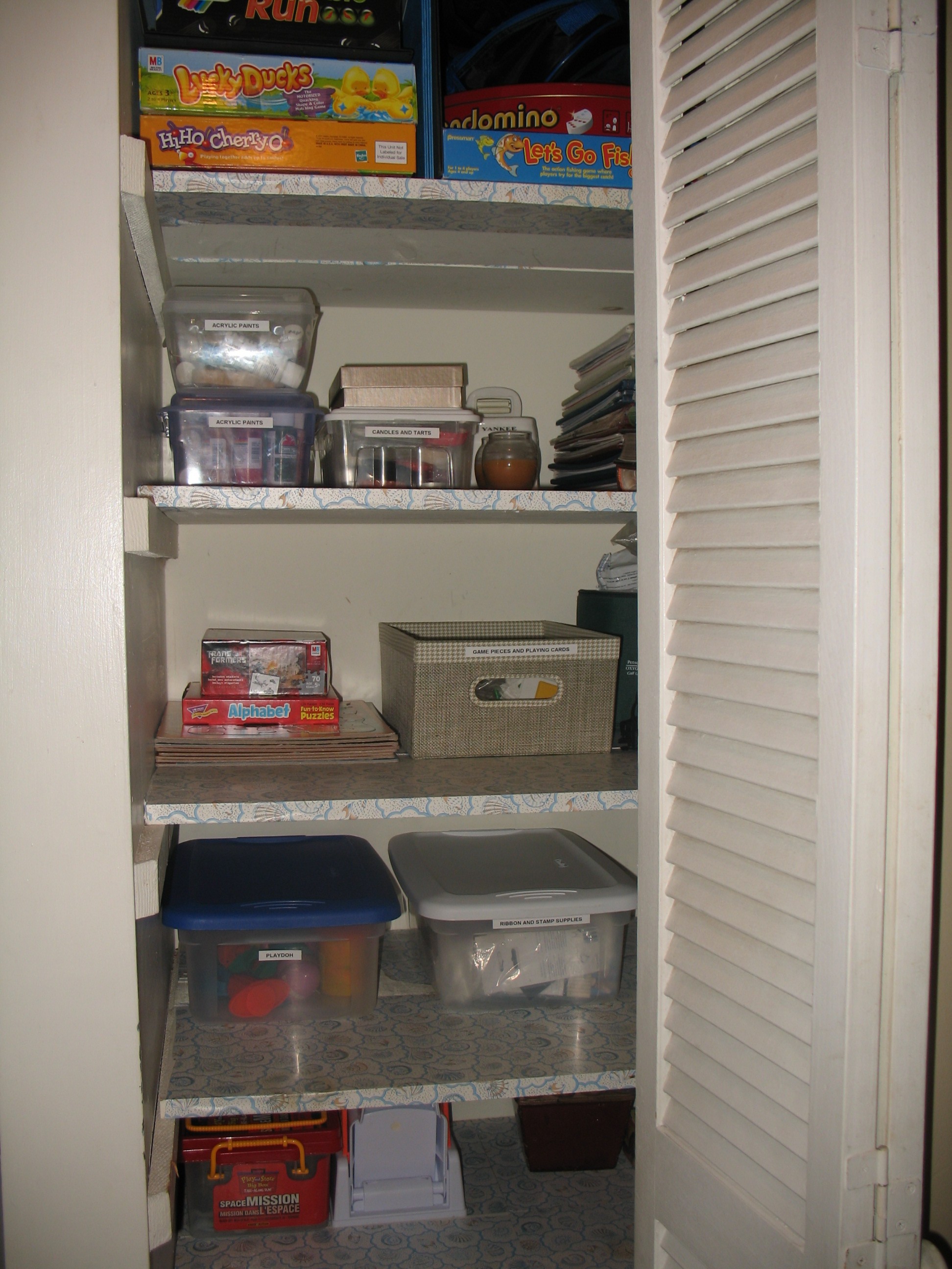 The Well Organized Game Closet